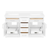 allen + roth Felix 60 - in White Double Sink Bathroom Vanity - Bathroom Vanities available at Alpine Outlets in Denver