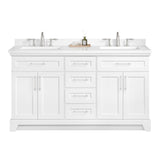 allen + roth Felix 60 - in White Double Sink Bathroom Vanity - Bathroom Vanities available at Alpine Outlets in Denver