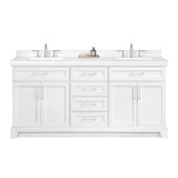 allen + roth Felix 72 - in White Double Sink Bathroom Vanity - Bathroom Vanities available at Alpine Outlets in Denver