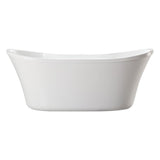 allen + roth Kate 29" x 60" Gloss White Freestanding Soaking Bathtub (ID N017750) - Bathroom Fixtures available at Alpine Outlets in Denver