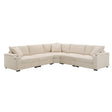 Alondra Corduroy Modular Sectional Sofa with USB and Storage Features - Living Room Furniture - Alpine Outlets