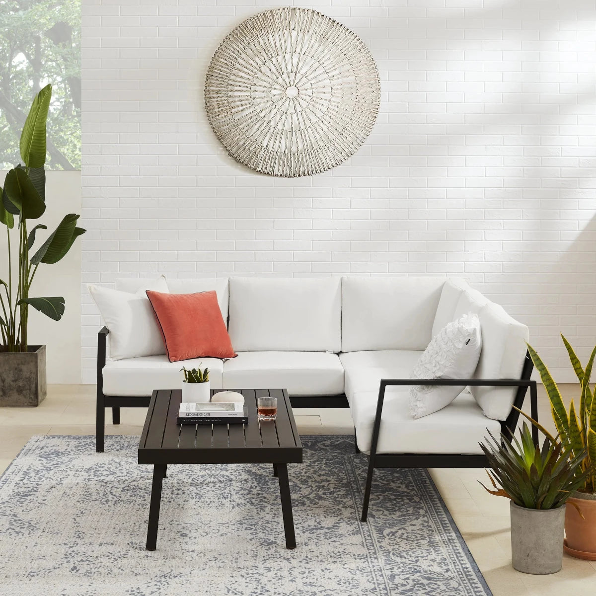 Alora Aluminum Outdoor Coffee Table - 🟢 Coffee Tables available at Alpine Outlets in Denver