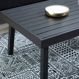 Alora Aluminum Outdoor Coffee Table - 🟢 Coffee Tables available at Alpine Outlets in Denver