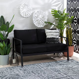 Alora Aluminum Outdoor Loveseat - 🟢 Outdoor Sofa available at Alpine Outlets in Denver