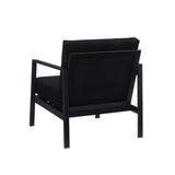 Alora Outdoor Aluminum Black Armchair - 🟢 Arm Chairs available at Alpine Outlets in Denver