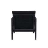 Alora Outdoor Aluminum Black Armchair - 🟢 Arm Chairs available at Alpine Outlets in Denver