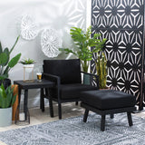 Alora Outdoor Aluminum Black Armchair - 🟢 Arm Chairs available at Alpine Outlets in Denver