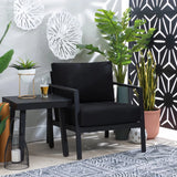 Alora Outdoor Aluminum Black Armchair - 🟢 Arm Chairs available at Alpine Outlets in Denver