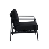 Alora Outdoor Aluminum Black Armchair - 🟢 Arm Chairs available at Alpine Outlets in Denver