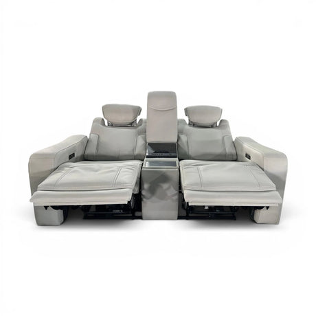 Alton Leather Power Reclining Sofa with Power Headrests and Cooling Unit - 🟡 Living Room Furniture available at Alpine Outlets in Denver