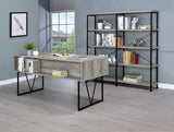 Analiese 63" 4-Drawer Writing Desk in Grey Driftwood - Desks available at Alpine Outlets in Denver