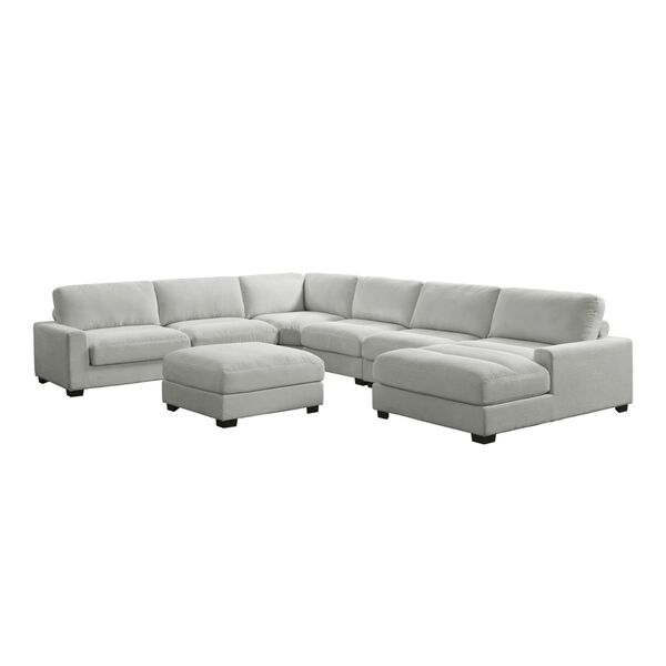 Arizona Modular Ottoman in Steno Stone