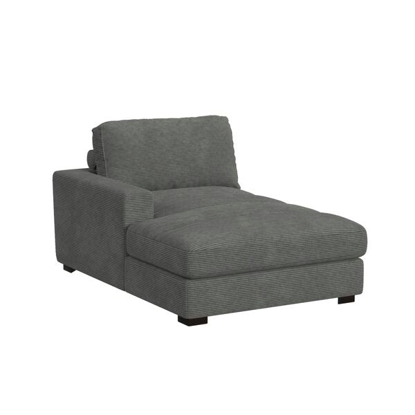 Arizona Modular LHF Chaise in Charcoal