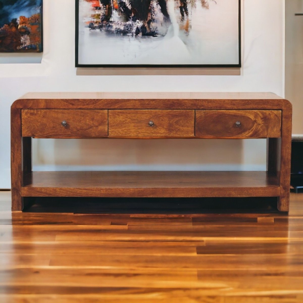 Aspen - Media Unit - Chestnut - TV Stands available at Alpine Outlets in Denver