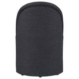 Aubrey Charcoal Upholstered Barrel Dining Side Chairs, Set of 2 - Dining Chairs & Benches available at Alpine Outlets in Denver