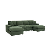 Sectional With 2 Ottomans