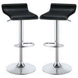 Backless Bar Stool With Adjustable Height - Black