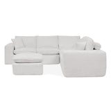 Sectional Sofa With Moveable Ottoman