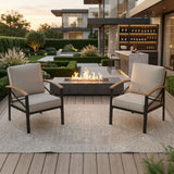 Outdoor Patio Armchair, All Weather (Set of 2)