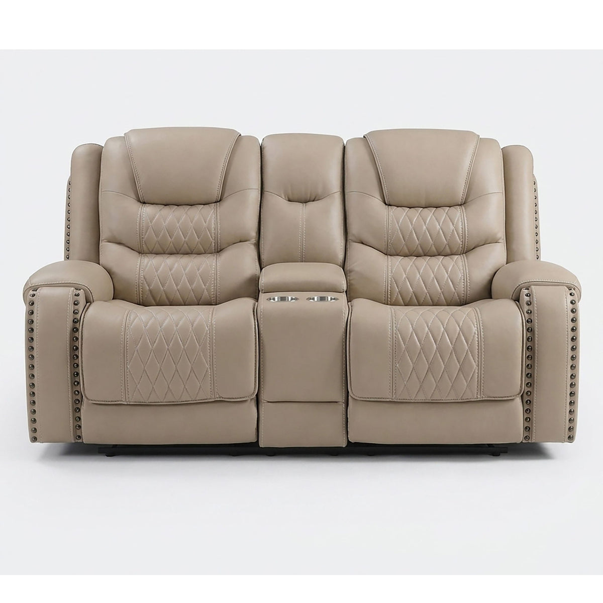 Power Motion Sofa Set With USB Ports And Adjustable Headrests