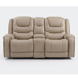 Power Motion Sofa Set With USB Ports And Adjustable Headrests