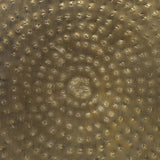 Drum Accent Side Table, Hammered Texture