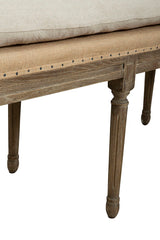 Milton - Bench - Beige / Light Brown