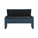 Modern Upholstered Large Bed End Bench With Storage