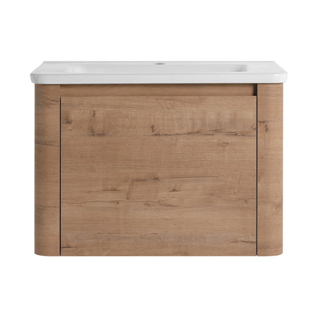 Wall Mounted Bathroom Vanity With Sink & 1 Soft Close Door
