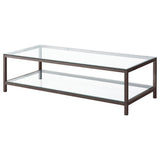 Natasha - 2 Piece Coffee Table Set - Nickel
