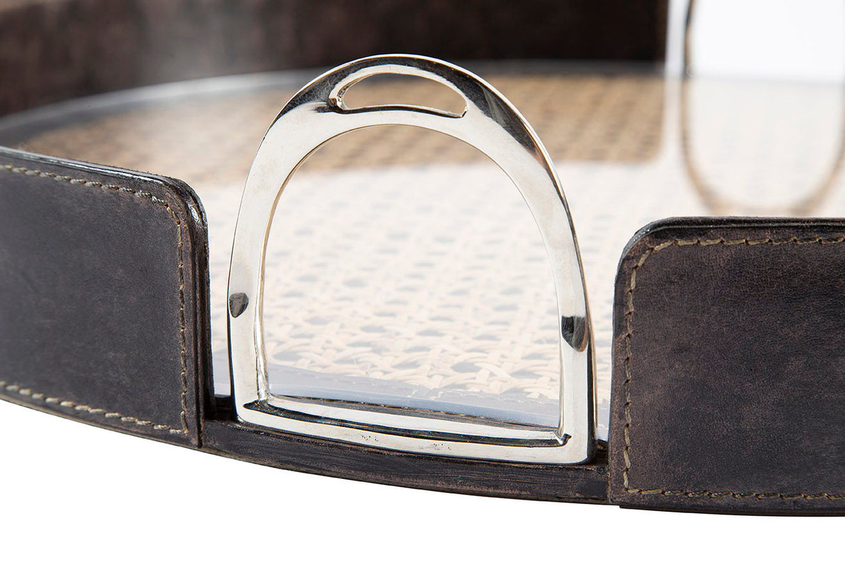 Derby - Tray - Dark Gray / Beige