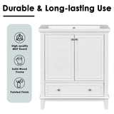 Modern Bathroom Vanity Base Only With Doors And Drawer