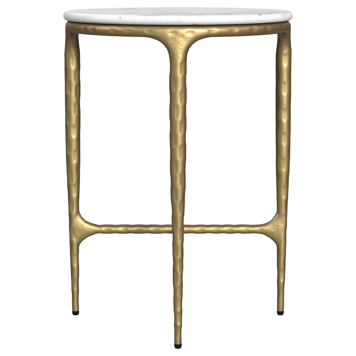 Prussia - Round Side Table - White Marble