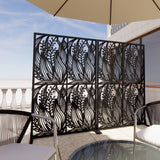 Free Standing Decorative Privacy Screen, Outdoor And Indoor Divider