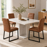 Oversized Square Design Dining Chairs For Home