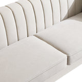 2 Piece Sofa Set With Tufted Back And Deep Seating