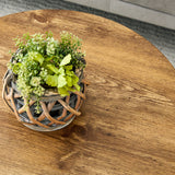 Circular Coffee Table With Adjustable Feet
