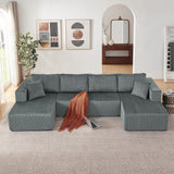 U - Shaped Modular Sectional Sofa For Living Room