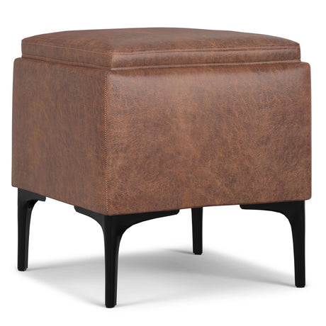 Natasha - Multifunctional Storage Ottoman With Tray - Storage Ottomans - Alpine Outlets