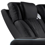 Electra - Power Recliner Sectional Sofa With Power Headrests, Console Loveseats, Wedge, LED Light Strip, Speakers