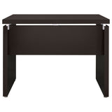 Ulloa - L Shape Desk With Mobile File Cabinet - Cappuccino