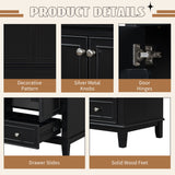 Modern Bathroom Vanity Base Only With Doors And Drawer