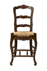 24" Ladderback Counter Stool - Dark Brown