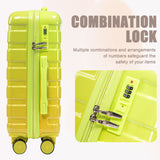 Luggage Set 14" / 20" With Combination Lock And Cosmetic Case