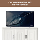 TV Stand, Media Console Cabinet With 2 Spacious Storage Space