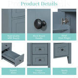 Bathroom Vanity With Sink, 3 Drawers And Adjustable Shelf