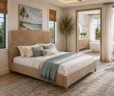 Lisbon - King Bed - Light Brown