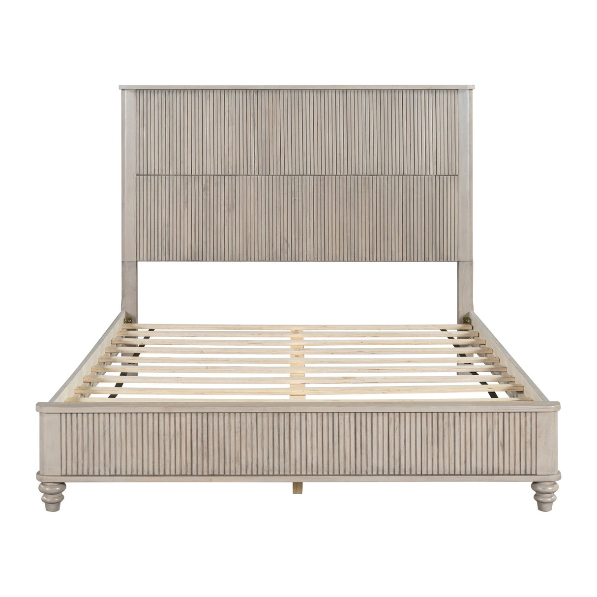 Platform Bed Frame & Tall Headboard
