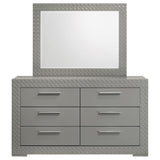 Pierce - 6 Drawer Dresser And Mirror