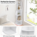 5 Tier S - Shaped Corner Shelf For Living Room